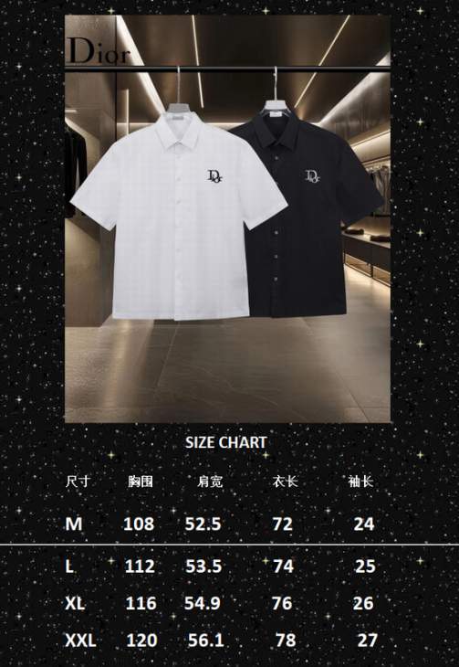 Dior Shirts Short _SKUDiorM-2XLhgntx1328241